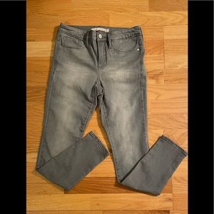 ATHLETA  SCULTTEK Gray Skinny Ankle JEANS Size 6
